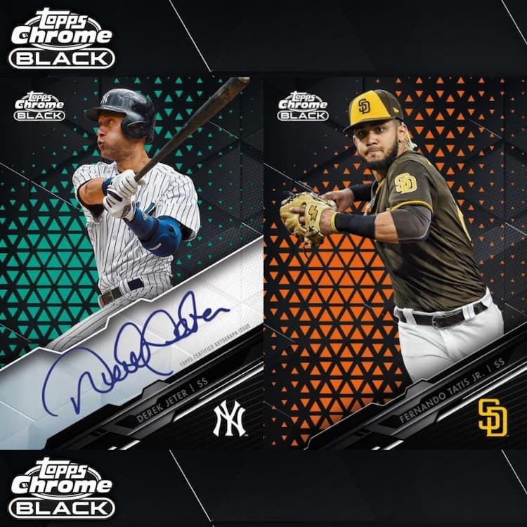 2020 Topps Chrome Black Baseball cover