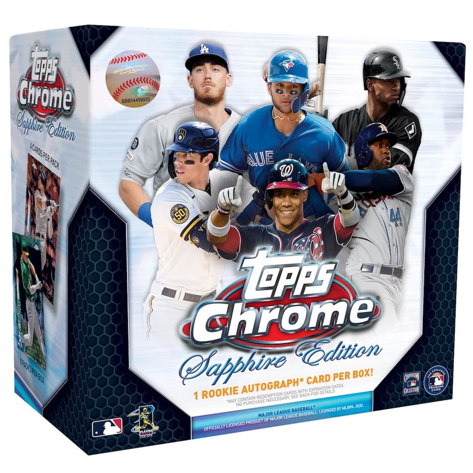 2020 Topps Chrome Sapphire Edition Baseball cover