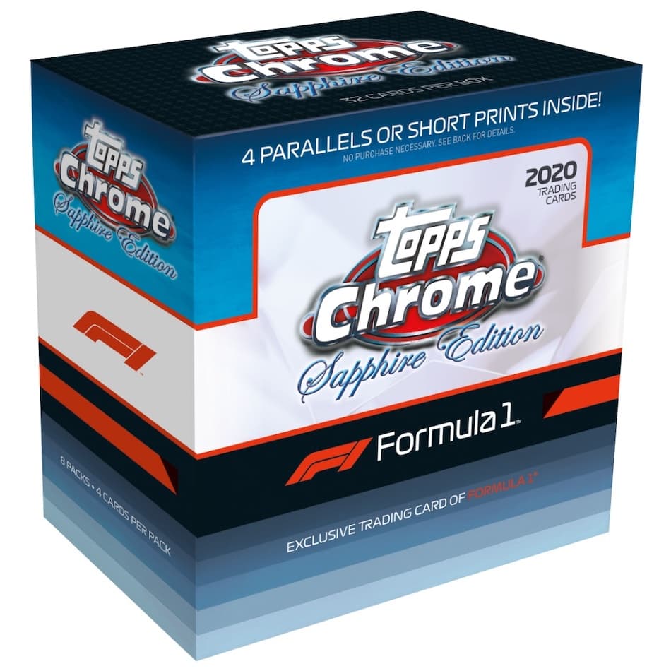 2020 Topps Chrome Sapphire Edition Formula 1 Racing cover