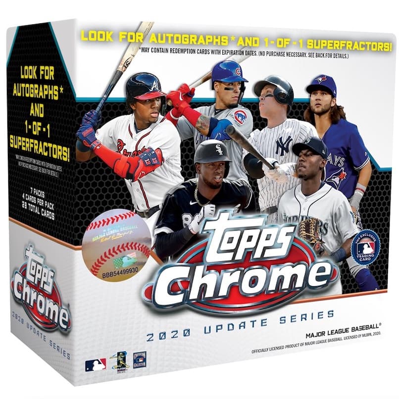 2020 Topps Chrome Update Series Baseball cover