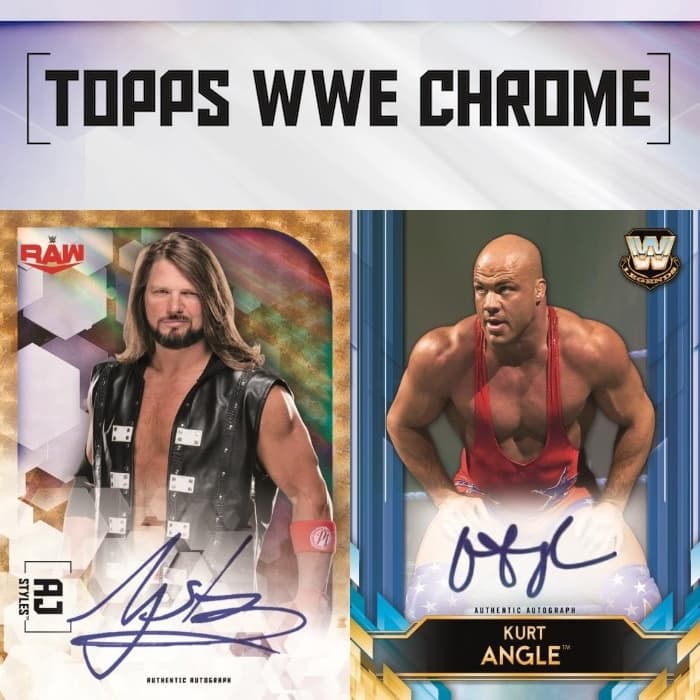 2020 Topps Chrome WWE Wrestling cover