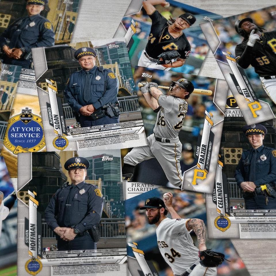 2020 Topps Pittsburgh Pirates Police Baseball cover