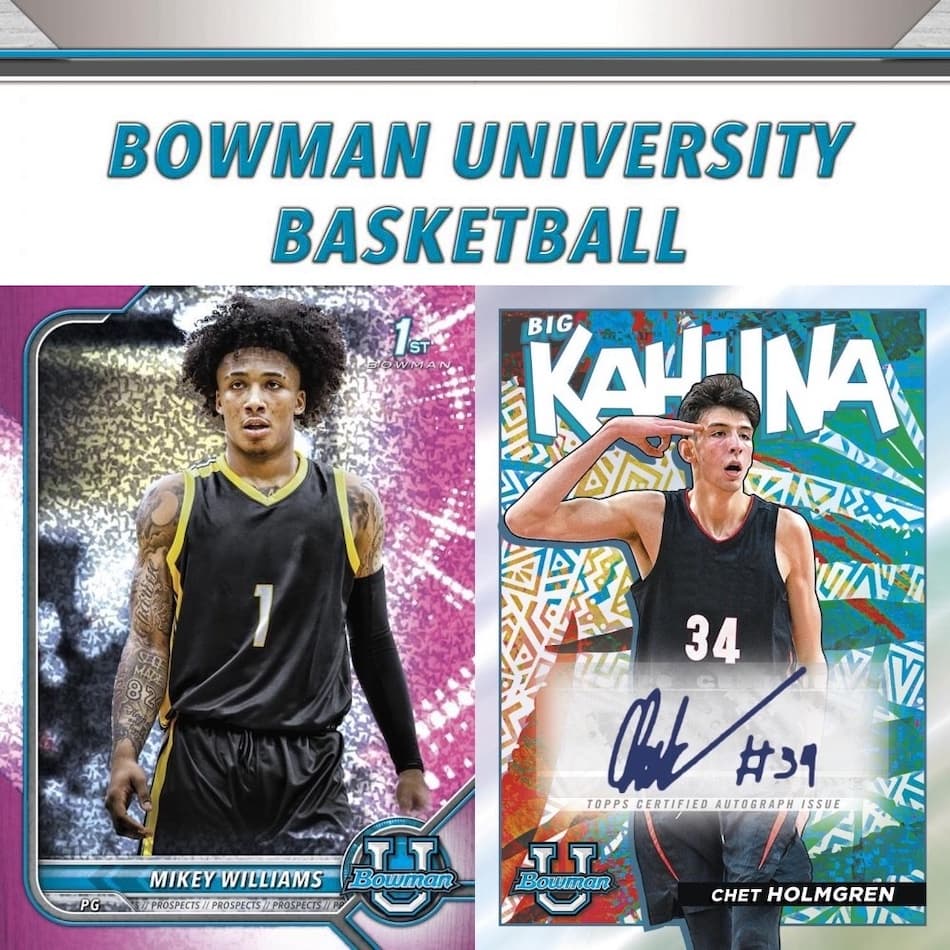 2021-22 Bowman University Basketball cover
