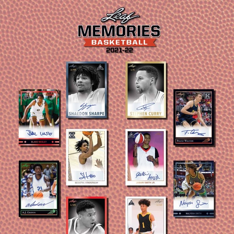 2021-22 Leaf Memories Basketball cover