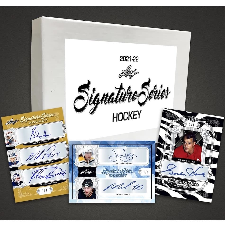 2021-22 Leaf Signature Series Hockey cover