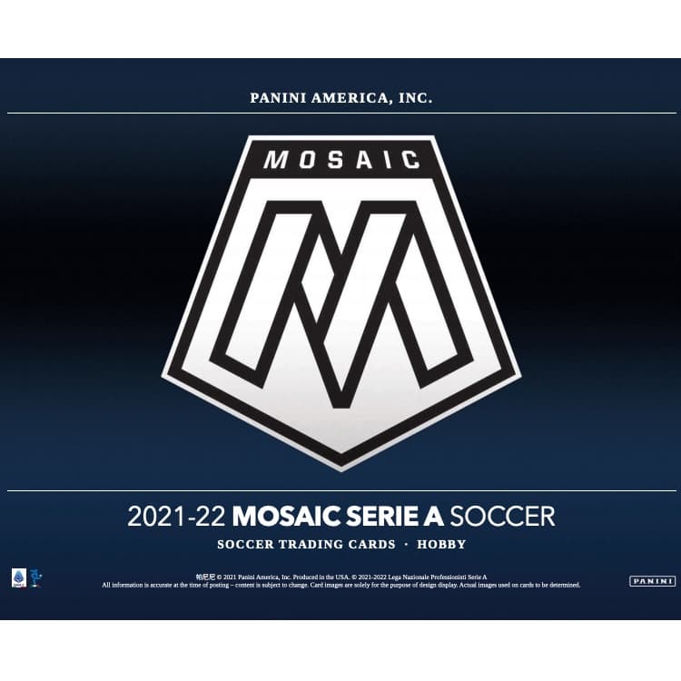 2021-22 Panini Mosaic Serie A Soccer cover