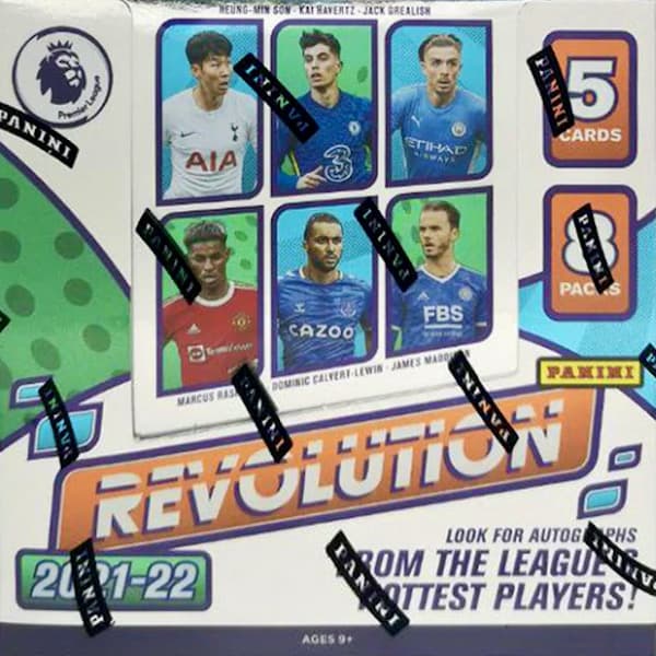 2021-22 Panini Revolution Premier League Soccer cover