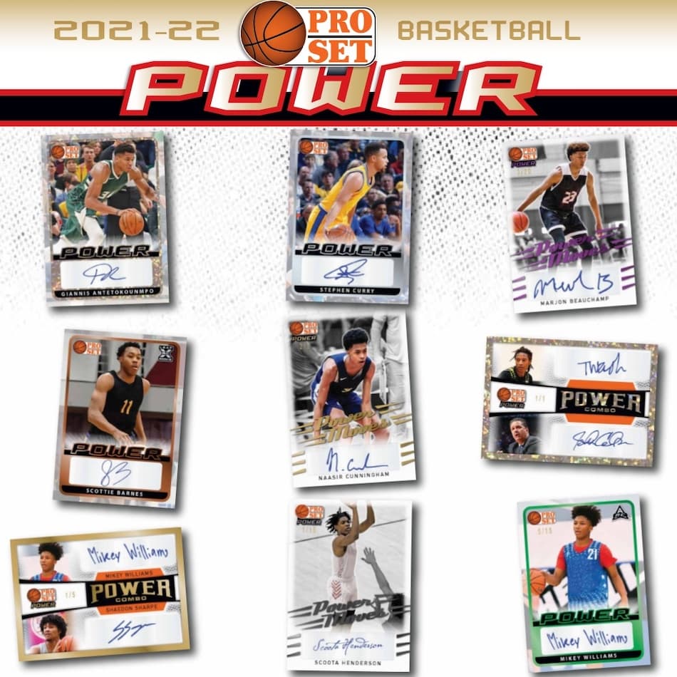 2021-22 Pro Set Power Basketball cover