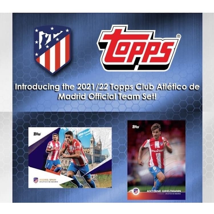 2021-22 Topps Atletico Madrid Team Set Soccer cover