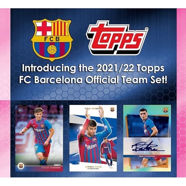 2021-22 Topps Barcelona Team Set Soccer cover