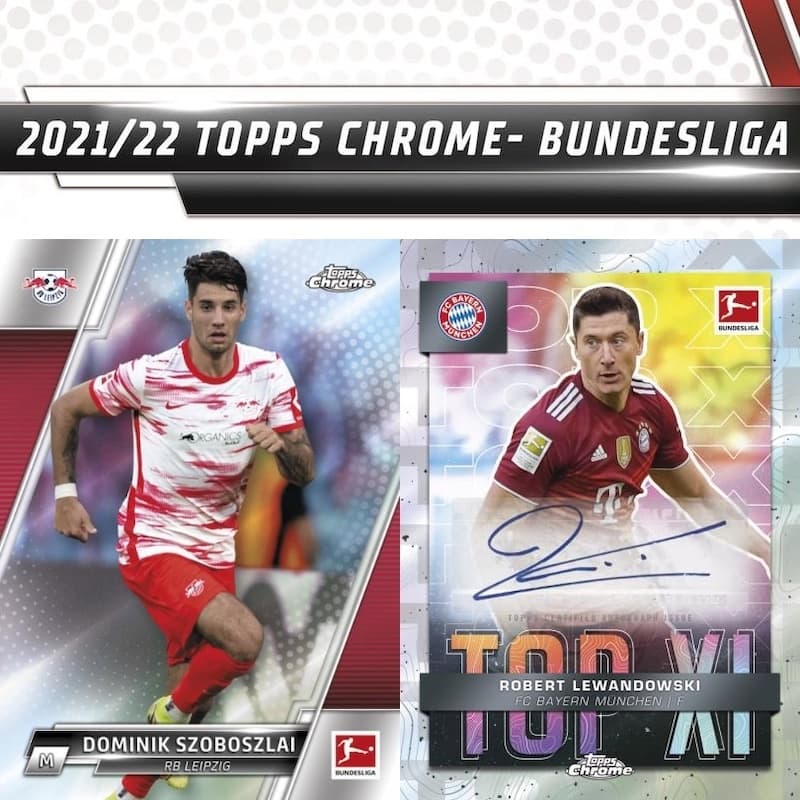 2021-22 Topps Chrome Bundesliga Soccer cover