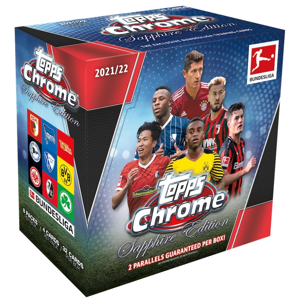 2021-22 Topps Chrome Sapphire Edition Bundesliga Soccer cover