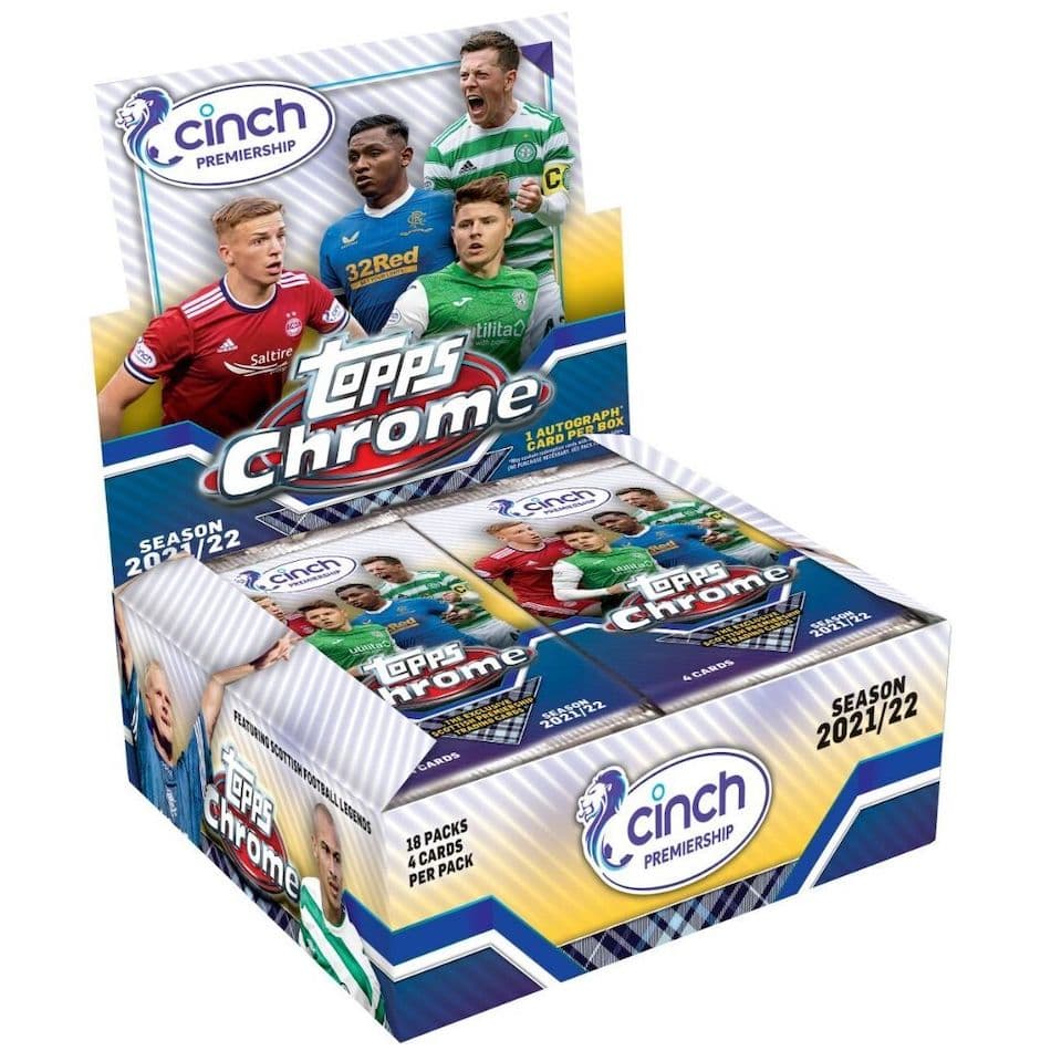 2021-22 Topps Chrome SPFL Scottish Professional Football League Soccer cover