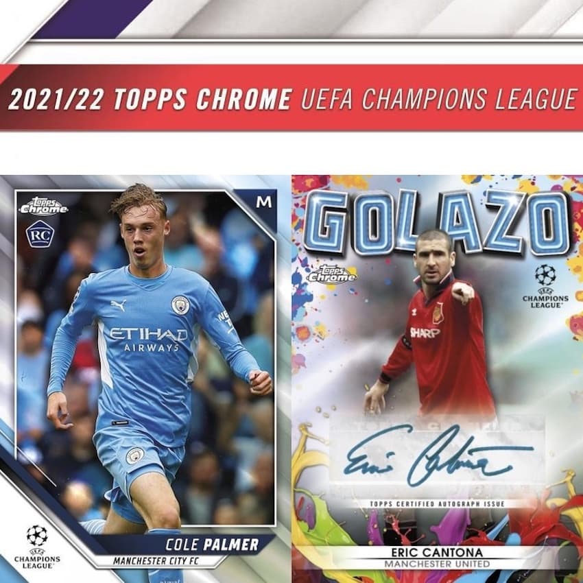 2021-22 Topps Chrome UEFA Champions League Soccer cover