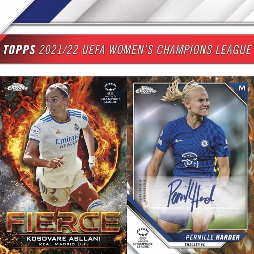 2021-22 Topps Chrome UEFA Women's Champions League Soccer cover