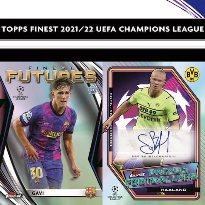 2021-22 Topps Finest UEFA Champions League Soccer cover