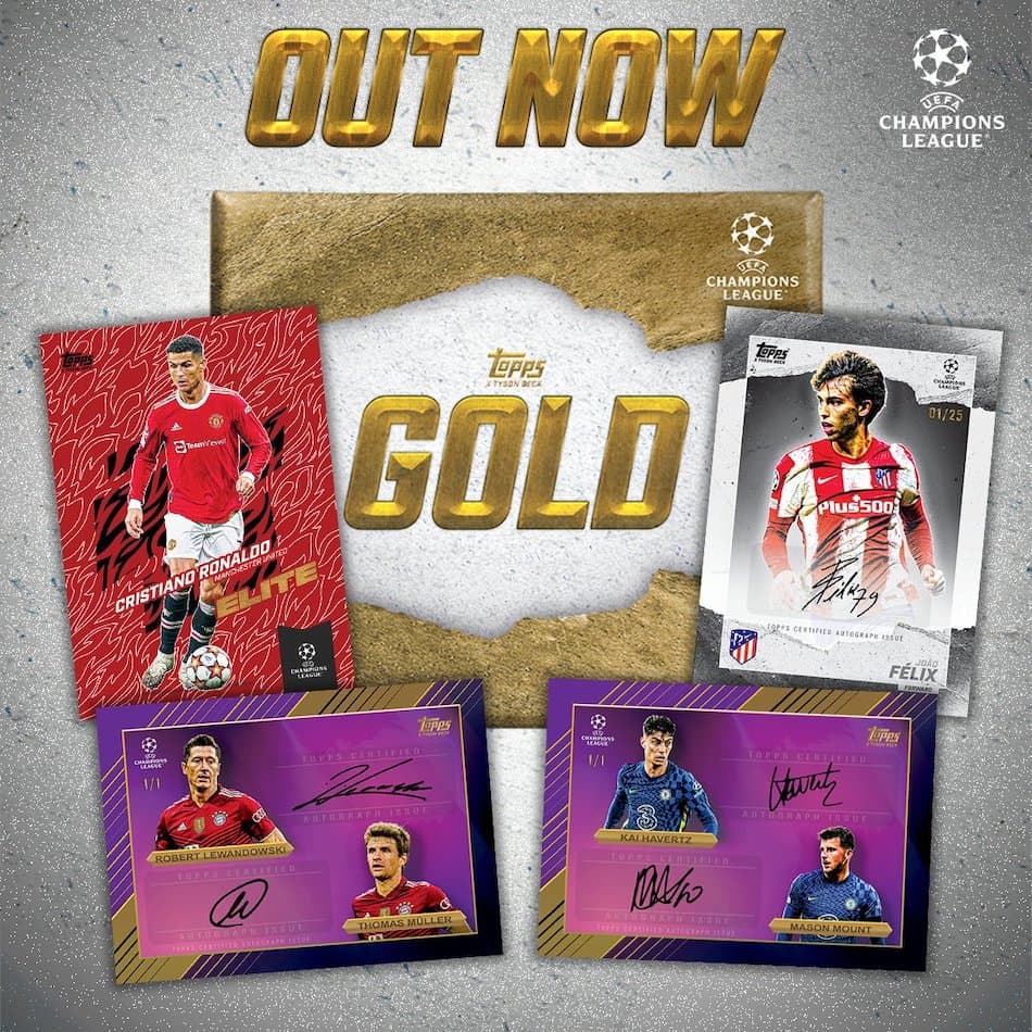 2021-22 Topps Gold X Tyson Beck UEFA Champions League Soccer cover
