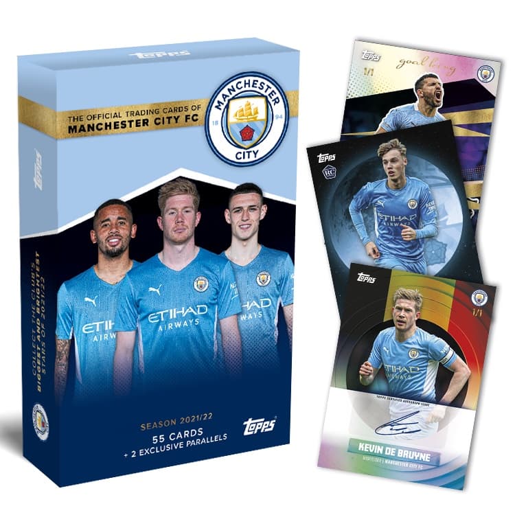 2021-22 Topps Manchester City FC Team Set Soccer cover