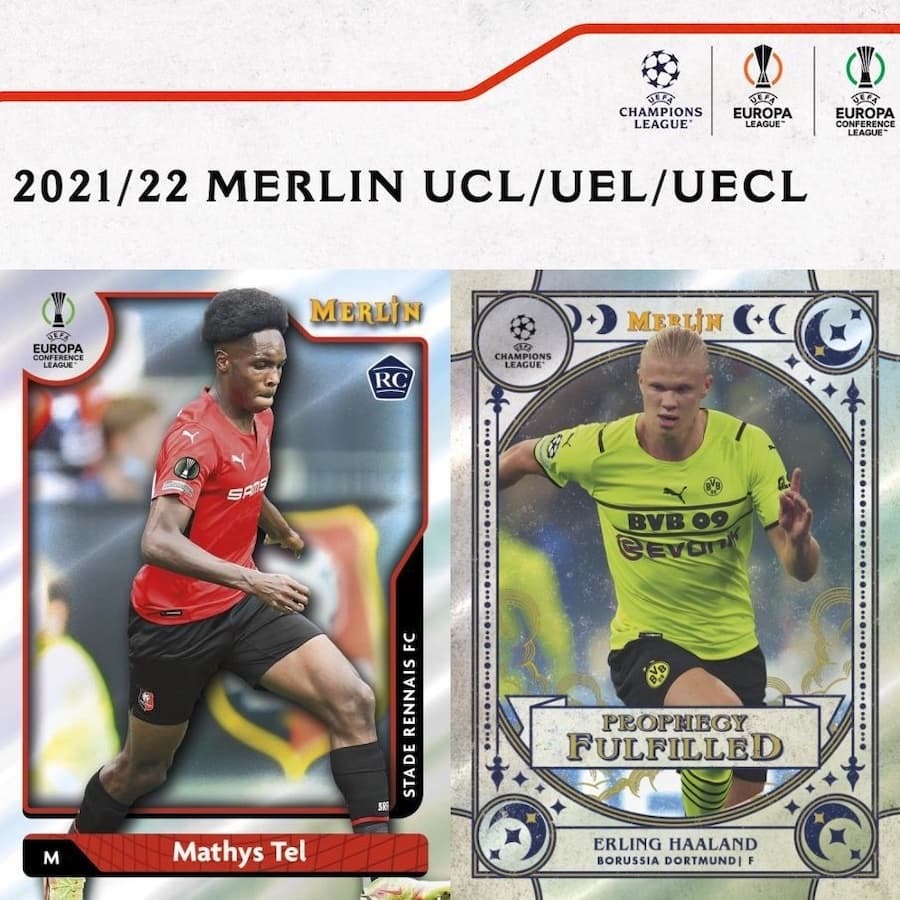 2021-22 Topps Merlin Chrome UEFA League Soccer cover