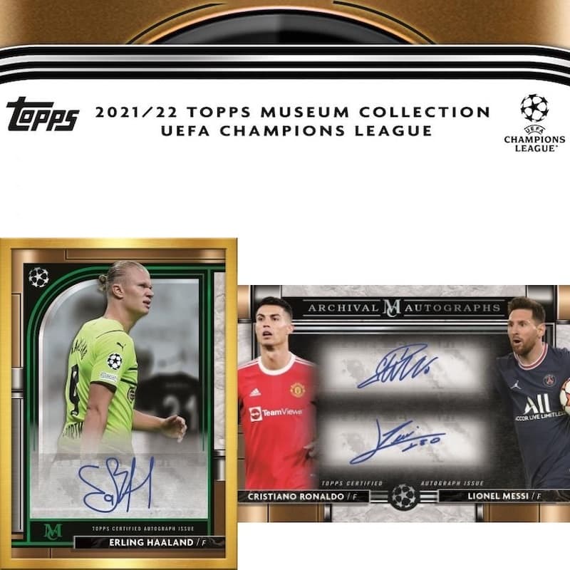 2021-22 Topps Museum Collection UEFA Champions League Soccer cover