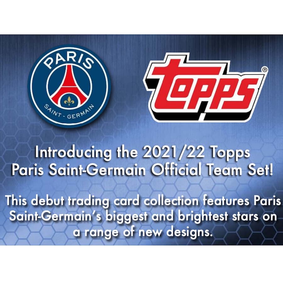 2021-22 Topps Paris Saint-Germain Team Set Soccer cover