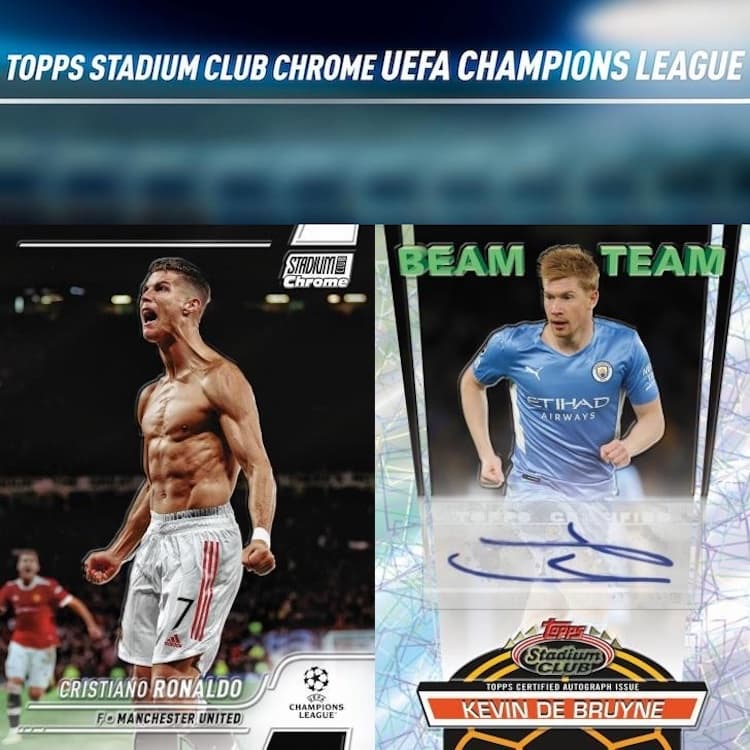 2021-22 Topps Stadium Club Chrome UEFA Champions League Soccer cover