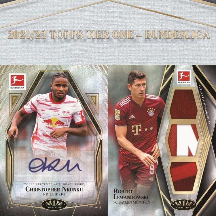 2021-22 Topps Tier One Bundesliga Soccer cover