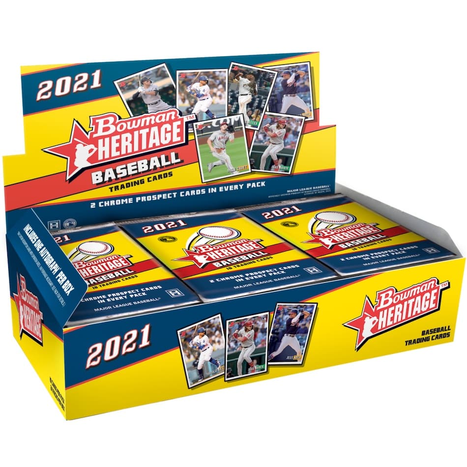 2021 Bowman Heritage Baseball cover