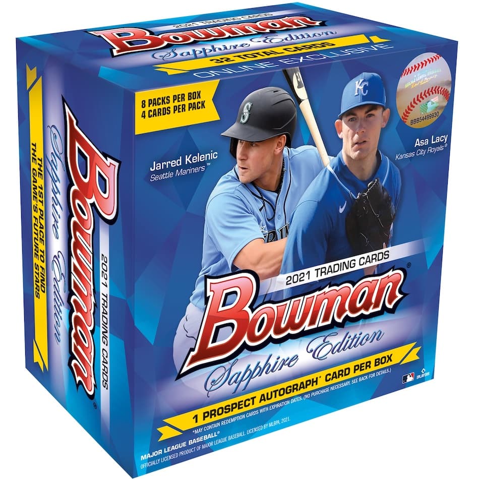 2021 Bowman Sapphire Edition Baseball cover
