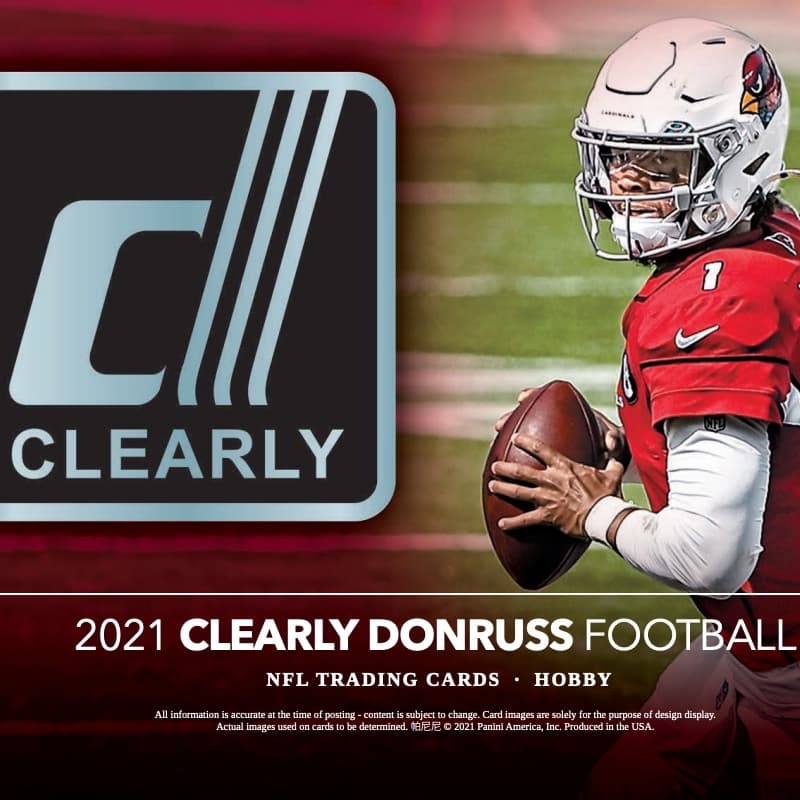 2021 Clearly Donruss Football cover