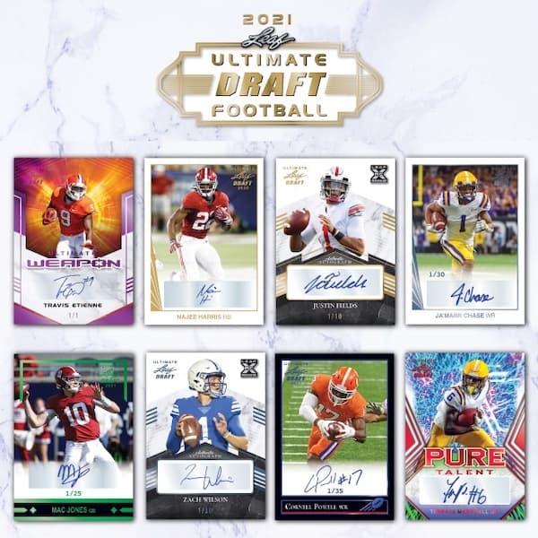 2021 Leaf Ultimate Draft Football cover