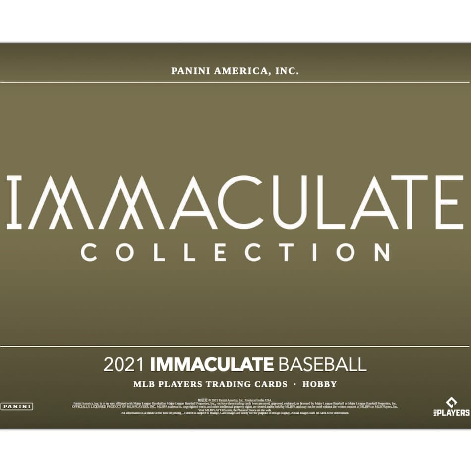 2021 Panini Immaculate Collection Baseball cover