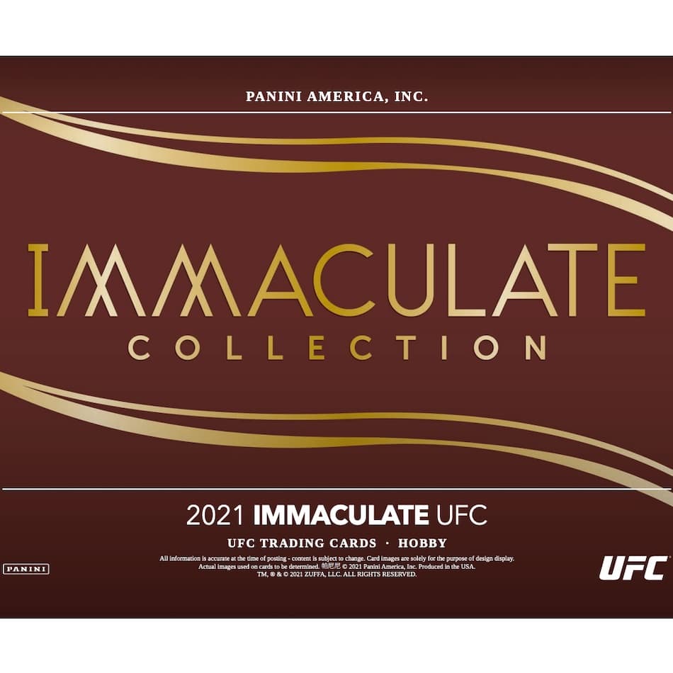 2021 Panini Immaculate Collection UFC MMA cover