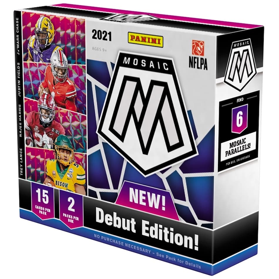 2021 Panini Mosaic Draft Picks Football cover