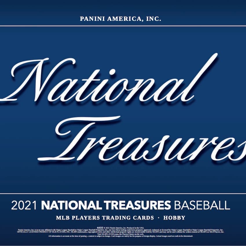 2021 Panini National Treasures Baseball cover