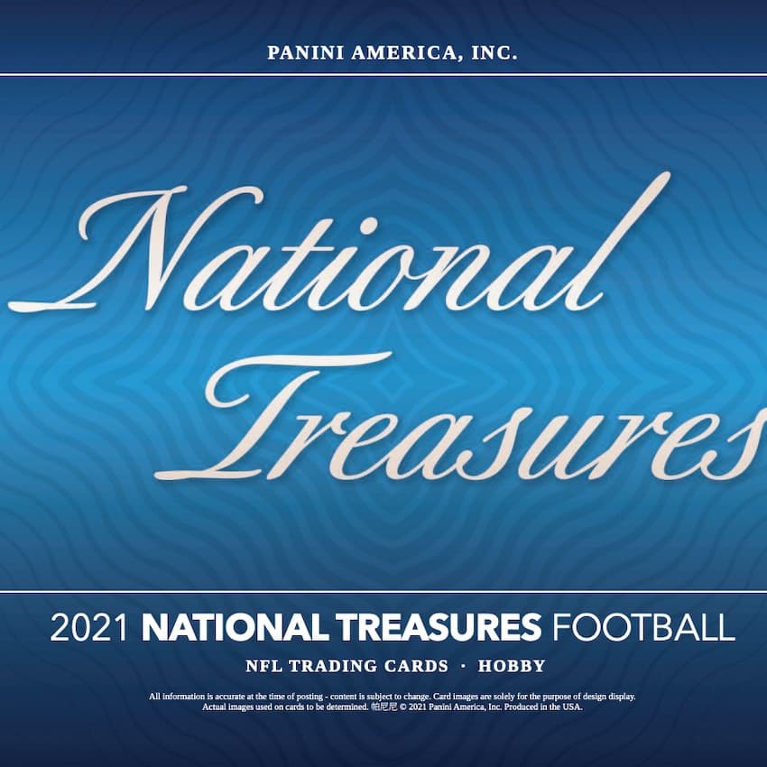 2021 Panini National Treasures Football cover