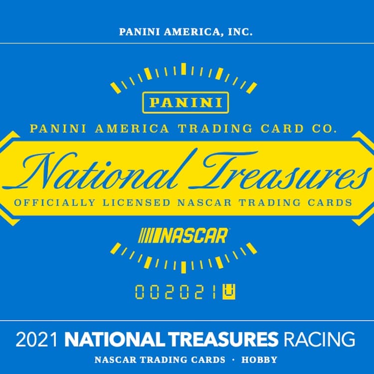 2021 Panini National Treasures Racing NASCAR cover