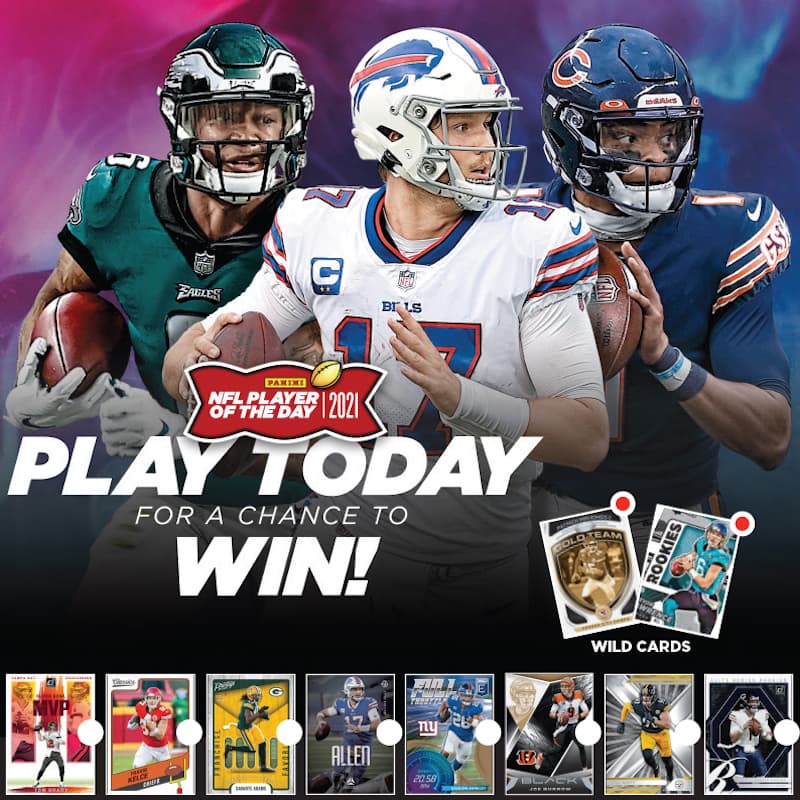 2021 Panini NFL Player of the Day Football cover