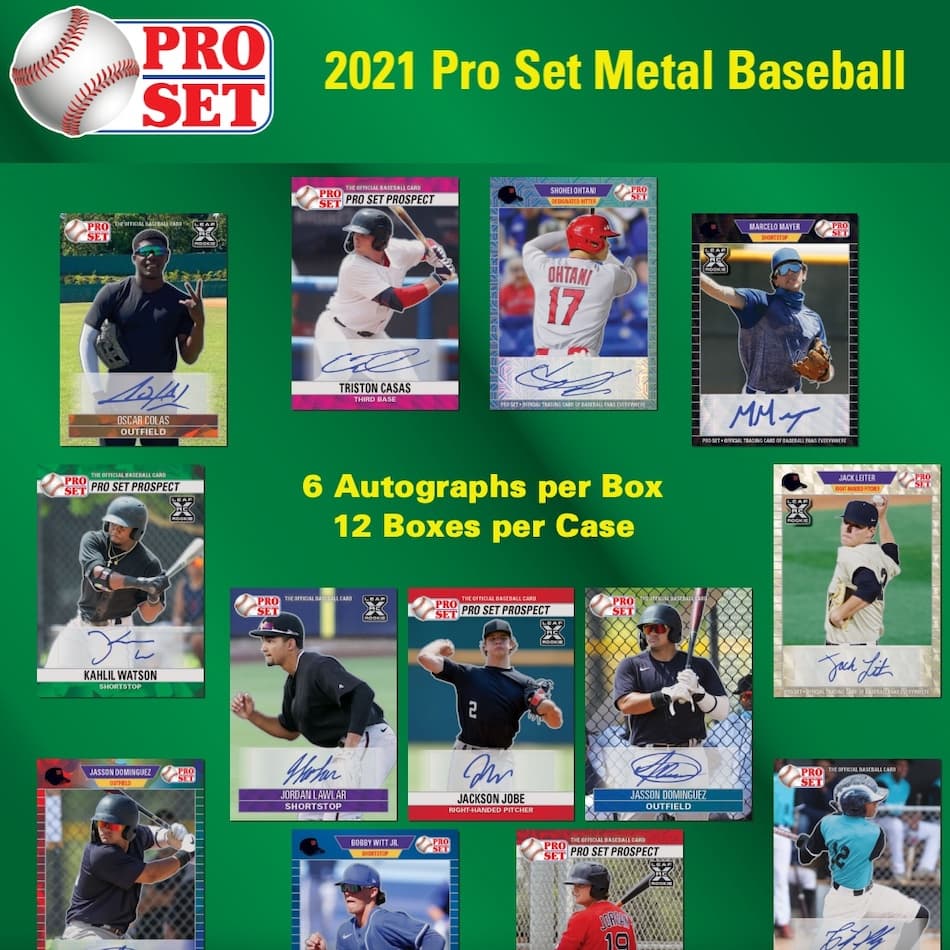 2021 Pro Set Metal Baseball cover