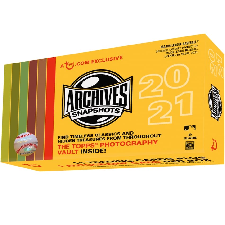 2021 Topps Archives Snapshots Baseball cover