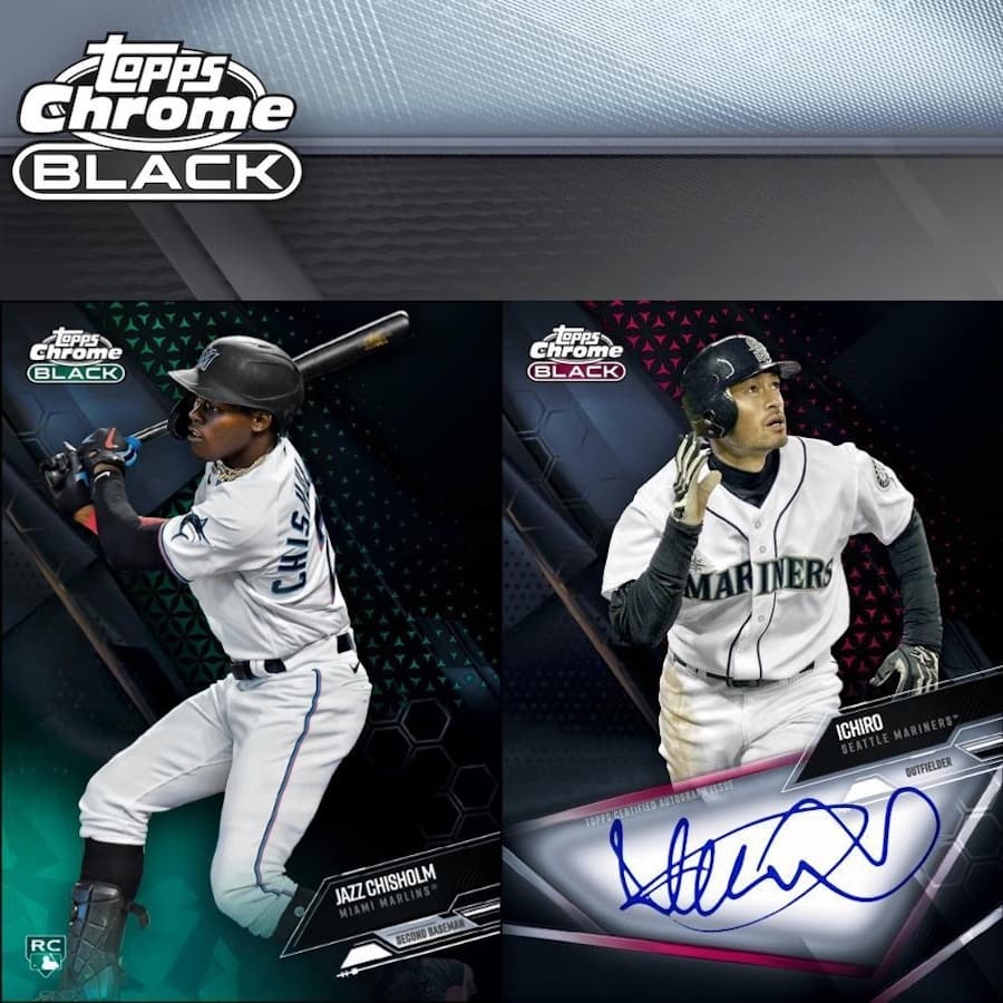 2021 Topps Chrome Black Baseball cover
