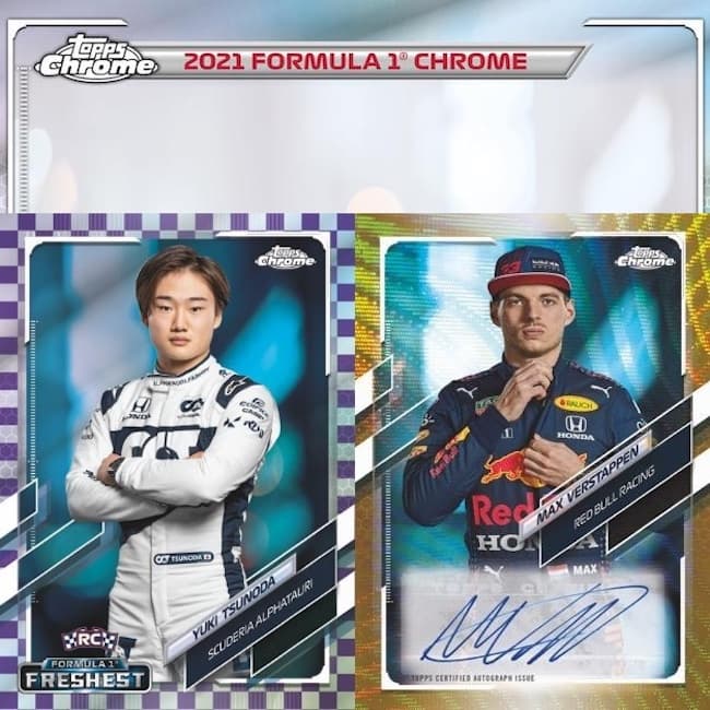 2021 Topps Chrome Formula 1 Racing cover