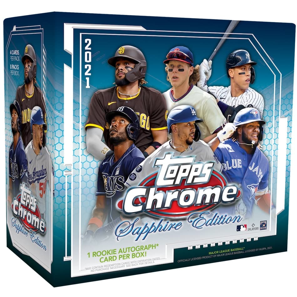 2021 Topps Chrome Sapphire Edition Baseball cover