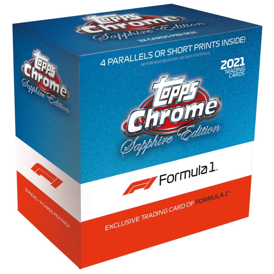 2021 Topps Chrome Sapphire Edition Formula 1 Racing cover