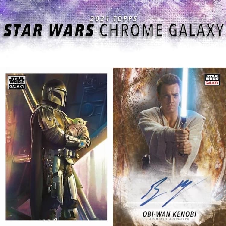 2021 Topps Chrome Star Wars Galaxy cover