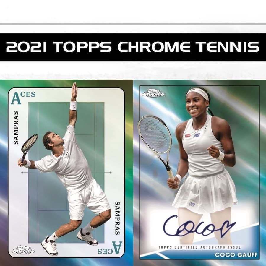 2021 Topps Chrome Tennis cover