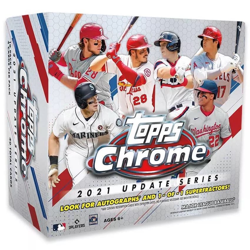 2021 Topps Chrome Update Series Baseball cover