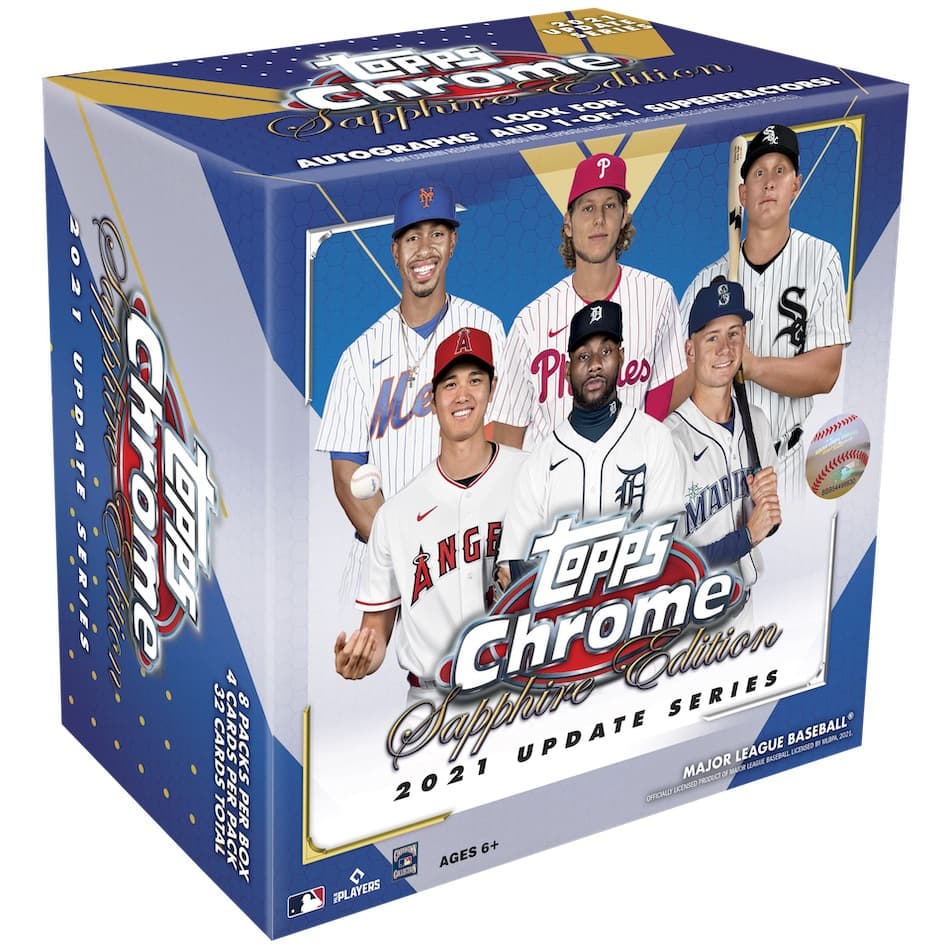 2021 Topps Chrome Update Series Sapphire Edition Baseball cover