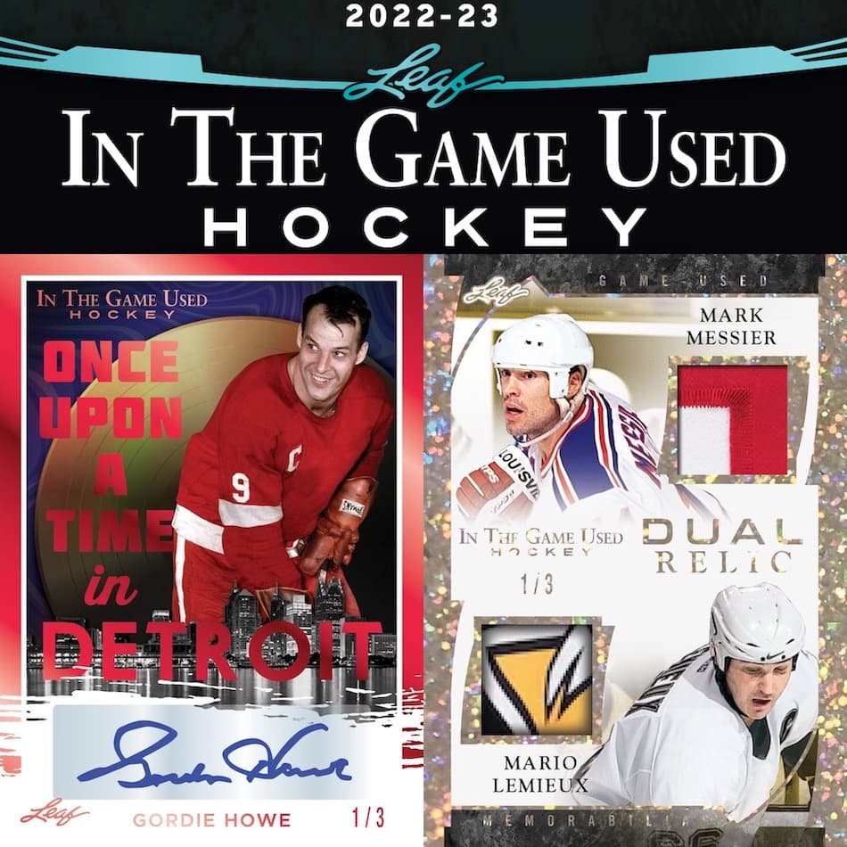 2022-23 Leaf In the Game Used Hockey cover