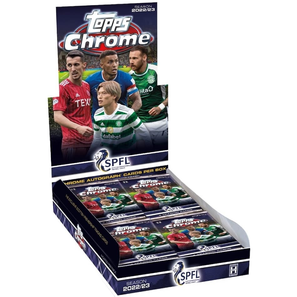 2022-23 Topps Chrome SPFL Scottish Premiership Soccer cover